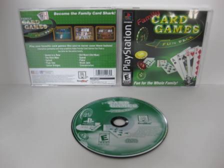 Family Card Games Fun Pack - PS1 Game